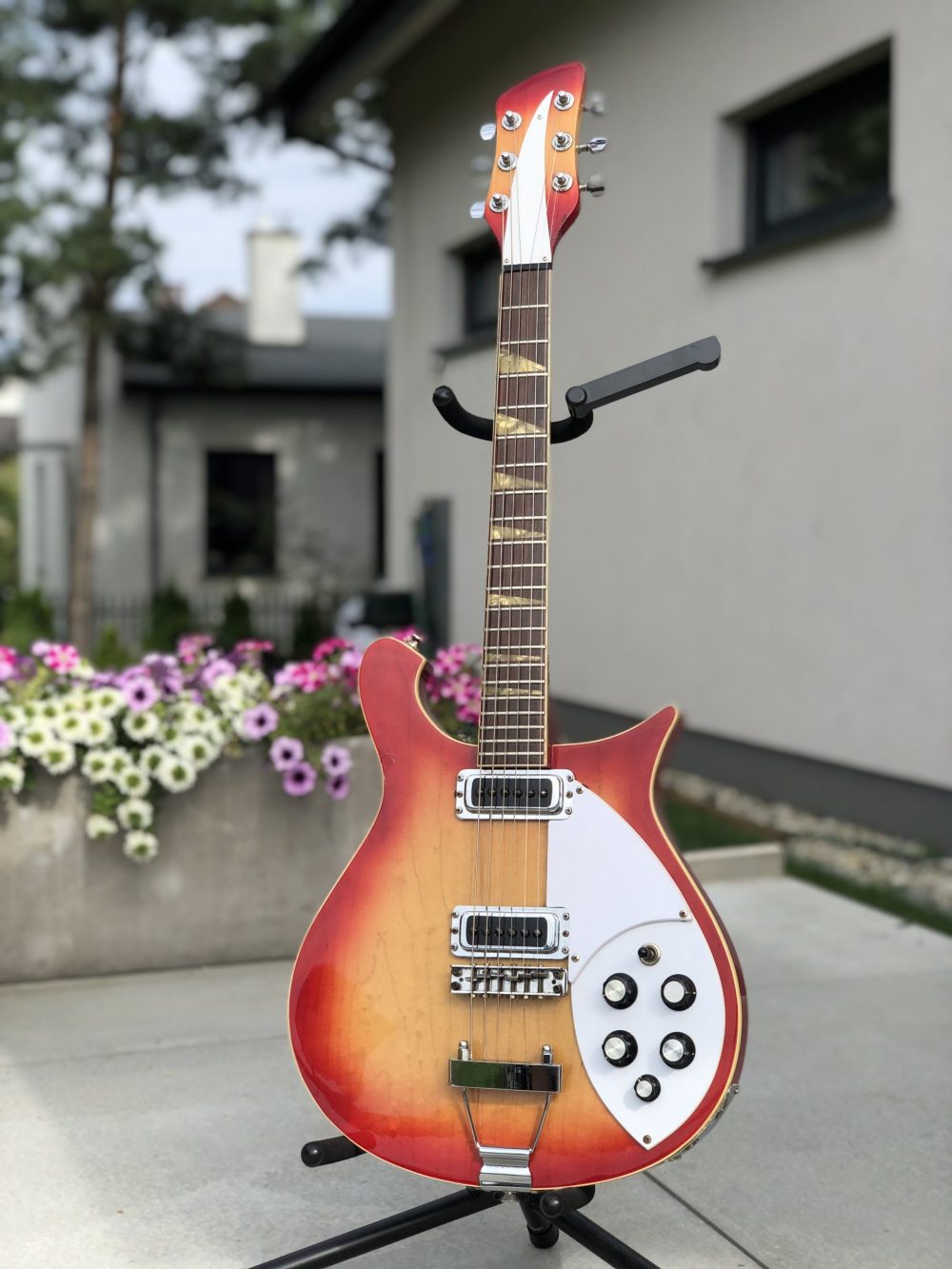 The photo contains Japanese copy of Rickenbacker copy